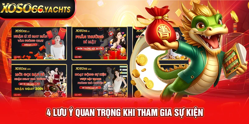 4 lưu ý quan trọng khi tham gia sự kiện